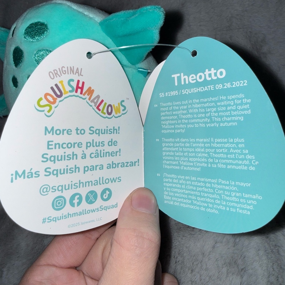 BNWT: 5” Theotto Squishmallow - Picture 4 of 7